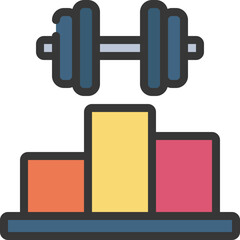 Weight Lifting Competition Icon