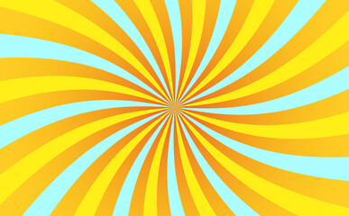 太陽光 抽象 青 黄色 背景