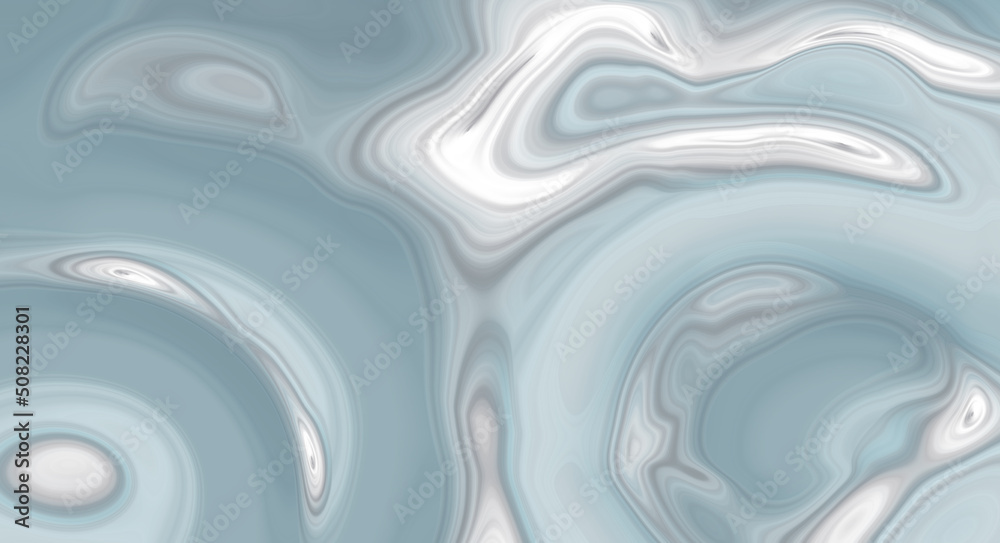 Wall mural Wavy marble abstract background gray wallpaper 