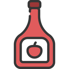 Tomato Ketchup Sauce Icon