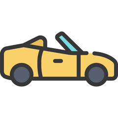 Convertible Car Icon