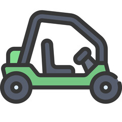 Metal Frame Buggy Icon