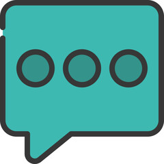 Dots Message Icon