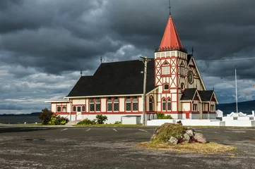 Fotobehang St. Faith's Anglican Church in New Zealand © Fyle
