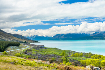 Lake Pukaki in the New Zealand - 508230742