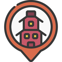 Japanese Building Icon
