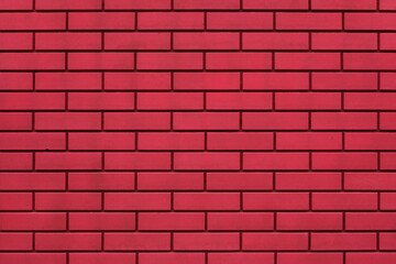 Purple red brick wall. Background texture.