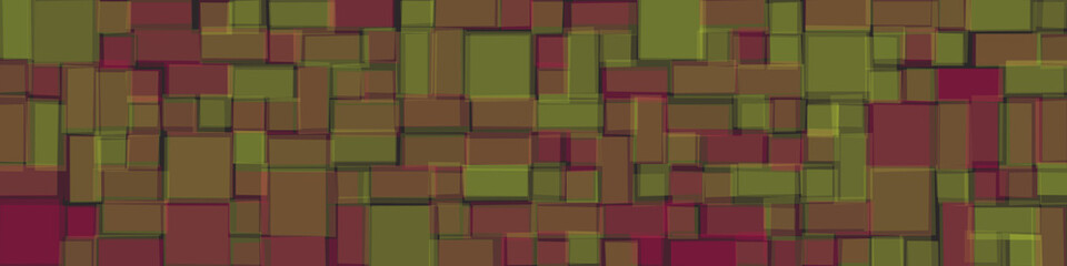 Obraz premium Offset Quads generative art background art illustration