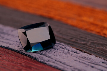Dark Blue Sapphire Gemstone