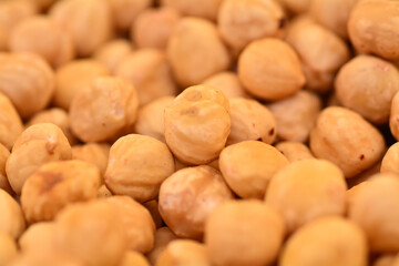 Dried and cleaned ready-to-eat hazelnuts
