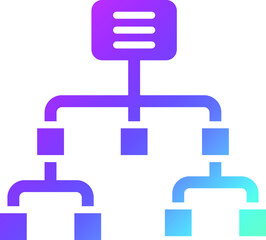 Sitemap Vector Icon Design Illustration