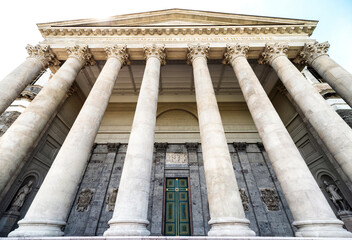 Naklejka premium Esztergom basilica in Hungary
