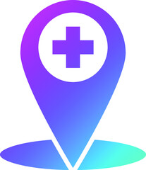Add location Vector Icon Design Illustration