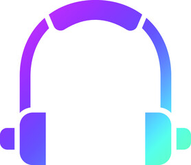 Headphone Vector Icon Design Illustration