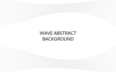 Abstract wave line background with white color. Wallpaper wave line with with grey color. Vector wave line background