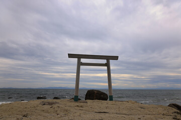 つぶて浦の鳥居【 愛知県知多郡】