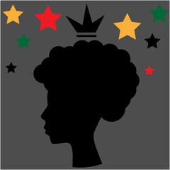 Juneteenth Freedom Day, Abstract background vector illustration