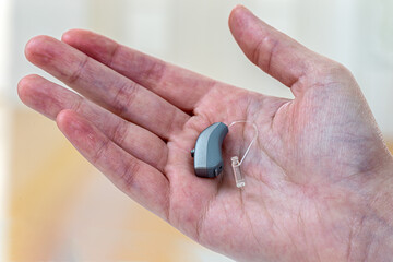 Behind-the-ear hearing aid, medical material