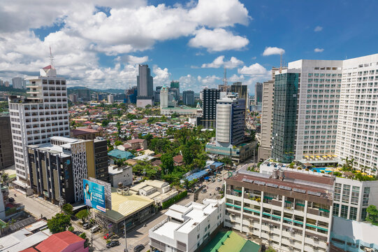 Cebu City, Philippines - Luxury Hotels And The Cebu IT Park Skyline