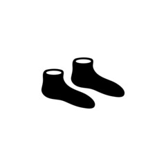 Socks icon logo free vector design