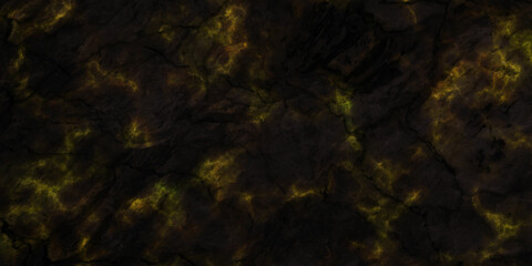 Black golden marble texture background pattern with high resolution. Abstract black and yellow marble texture nature background with scratches for design.