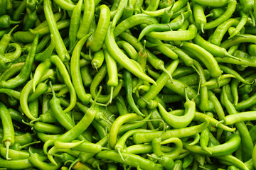 Green pepper texture template background