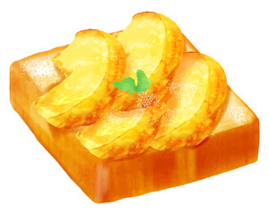 りんごトースト