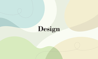 Minimal pastel fluid stylish abstract background vector design. Wallpaper banner, social media, creative album, art cover editable layout illustration template.