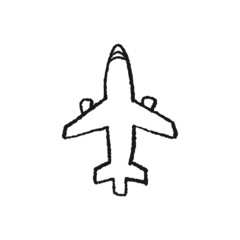 Airplane simple sketch