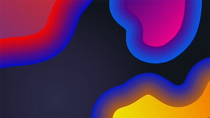 Abstract colorful background with geometric shapes