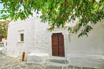 Church in Chora village of Folegandros