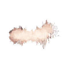 Abstract watercolor painting brush design