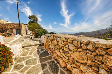Cycladic architecture Sikinos island