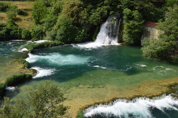 Obraz premium urlaub im krka nationalpark in kroatien