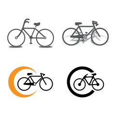 Fototapeta premium Bike vector icon isolatedon white