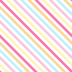 Sweet Pastel Summer Stripes