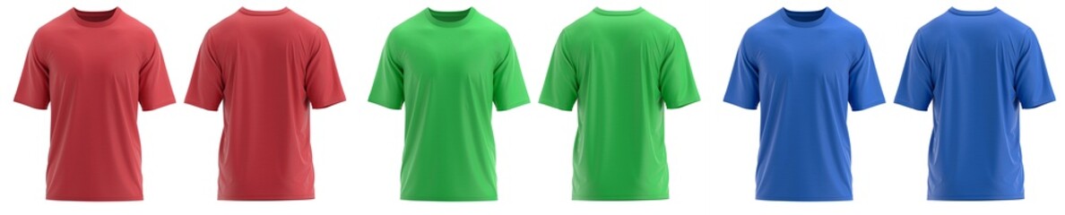Oversized t-shirt Rib Round neck Short Sleeve, Single jersey Fabric texture, 3D photorealistic...