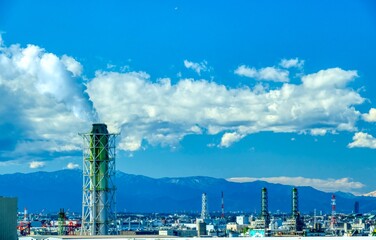 Fototapeta premium 京浜工業地帯 