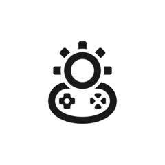 Game development icon isolated on white background