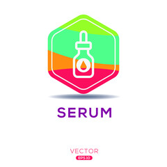 Creative (Serum) Icon, Vector sign.