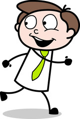 cartoon character of a person with a smile