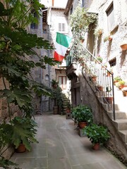 Fototapeta na wymiar Włoskie miasteczko Vitorchiano, Italia. 
