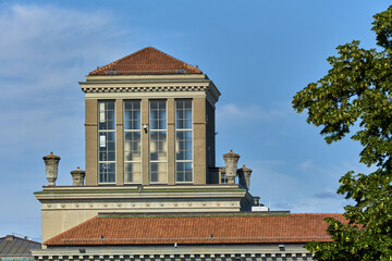 Geneva, Switzerland - may 30, 2022: the Center William Rappard, Home of the World Trade Organization (WTO)