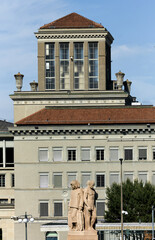 Geneva, Switzerland - may 30, 2022: the Center William Rappard, Home of the World Trade Organization (WTO)