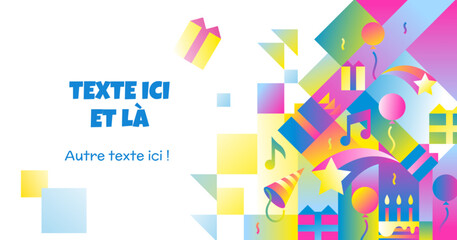 carte anniversaire modifiable