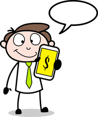 cartoon character of a person with a smile