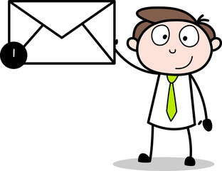 businessman with envelope