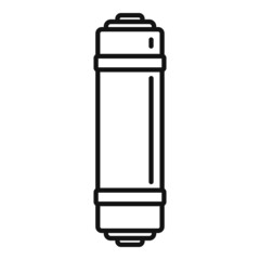 Sport mat icon outline vector. Yoga carpet