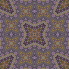 Spanish endless pattern graphic design. Arabesque geometric texture. Textile print in ethnic style.