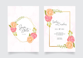  wedding cards, floral invitation cards,